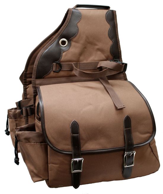600 denier deluxe insulated nylon saddle bag.-600 denier deluxe insulated nylon saddle bag.