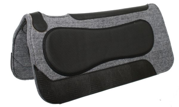 32"X 32" Contoured wool/felt blend saddle pad-32X 32 Contoured wool/felt blend saddle pad