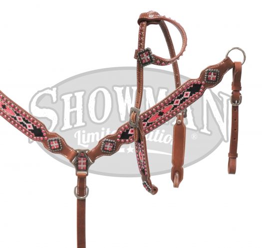 LIMITED EDITION Beaded headstall and breast collar set- LIMITED EDITION Beaded headstall and breast collar set
