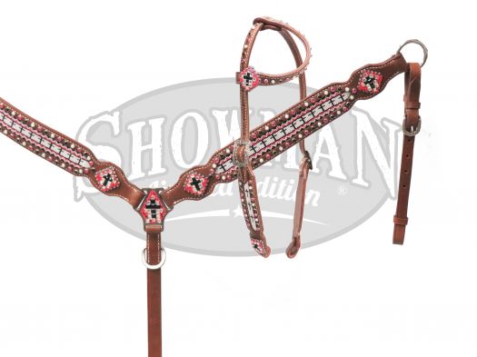 LIMITED EDITION Beaded headstall and breast collar set-LIMITED EDITION Beaded headstall and breast collar set