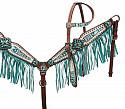 " Arctic Aztec" Headstall and breast collar set