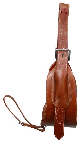 heavy duty 7" wide leather back cinch with 1-3/4" billet straps and girth connector strap-heavy duty 7 wide leather back cinch with 1-3/4 billet straps and girth connector strap