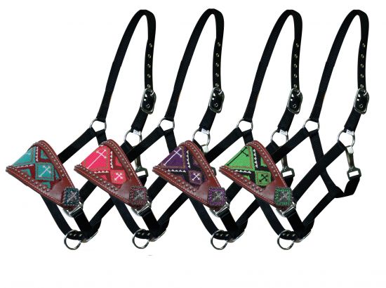 Beaded bronc nose halter- Beaded bronc nose halter