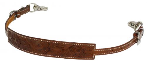 Floral tooled wither strap- Floral tooled wither strap