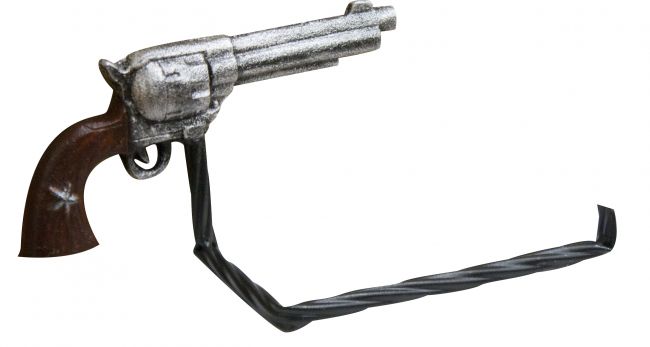 Pistol toilet paper holder-Pistol toilet paper holder