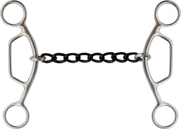 stainless steel sliding gag bit with 6.25" cheeks- stainless steel sliding gag bit with 6.25 cheeks