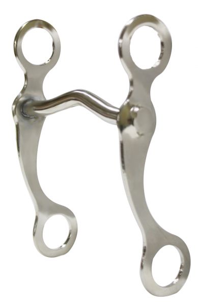 Chrome plated horse grazing bit with 7.5" cheeks with chrome plated 5" medium port mouth piece-Chrome plated horse grazing bit with 7.5 cheeks with chrome plated 5 medium port mouth piece