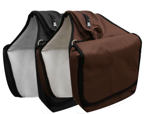 Heavy duty deluxe insulated cordura saddle bag-Heavy duty deluxe insulated cordura saddle bag
