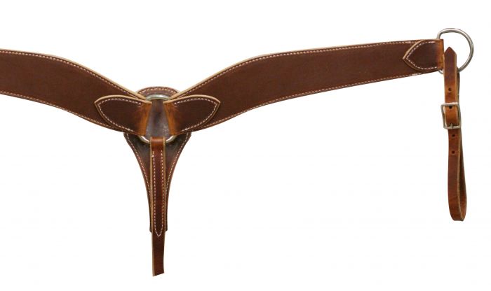 Heavy Duty Double Stitched Leather Breastcollar-Heavy Duty Double Stitched Leather Breastcollar