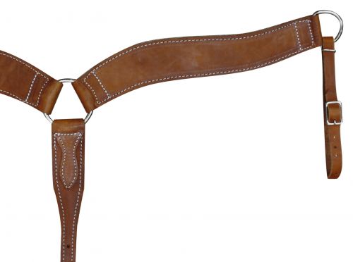 American Made Harness Leather Breast Collar-American Made Harness Leather Breast Collar