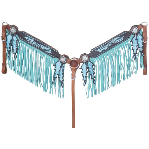 Keely Collection Breastcollar with Fringe-Keely Collection Breastcollar with Fringe