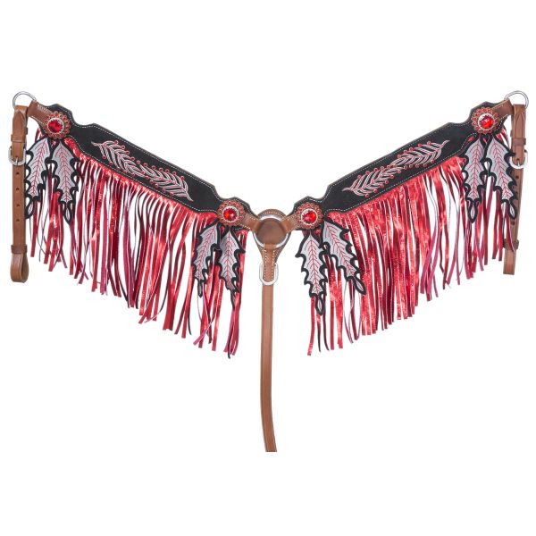 Lucy Collection Breastcollar with Fringe-Lucy Collection Breastcollar with Fringe