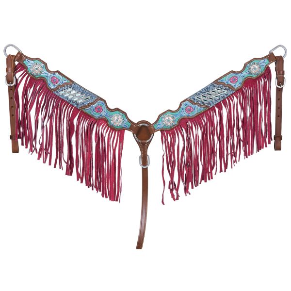 Macaelah Collection Breastcollar w/Fringe-Macaelah Collection Breastcollar w/Fringe