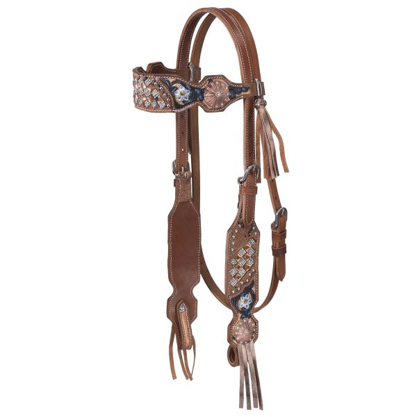 Savannah Collection Headstall w/Fringe-Savannah Collection Headstall w/Fringe