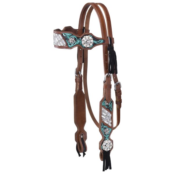 Ashton Collection Headstall w/Fringe-Ashton Collection Headstall w/Fringe