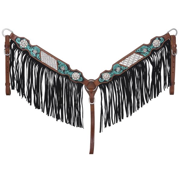 Ashton Collection Breastcollar w/Fringe-Ashton Collection Breastcollar w/Fringe