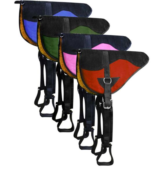 suede leather bareback pad-suede leather bareback pad