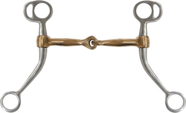 stainless steel Tom Thumb bit with 6.75" cheeks- stainless steel Tom Thumb bit with 6.75 cheeks