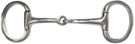 Stainless steel pony snaffle bit with 2.5" ring cheeks-Stainless steel pony snaffle bit with 2.5 ring cheeks