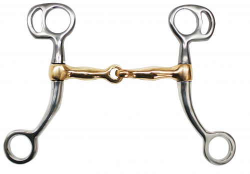 stainless steel pony tom thumb bit with 6" cheeks- stainless steel pony tom thumb bit with 6 cheeks