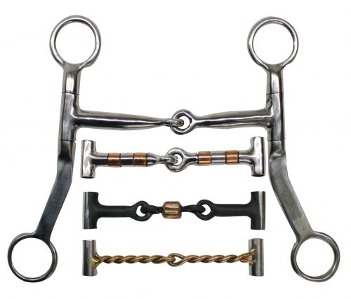 Stainless Steel Interchangable bit. 5" Mouth- Stainless Steel Interchangable bit. 5 Mouth
