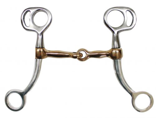 stainless steel mini tom thumb bit with 5.75" cheeks- stainless steel mini tom thumb bit with 5.75 cheeks
