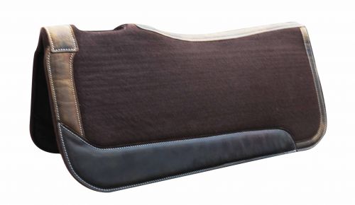 31" x 32" x 1" Brown felt saddle pad-31 x 32 x 1 Brown felt saddle pad