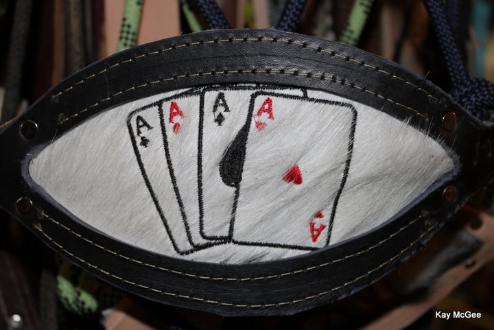 4 aces noseband-bronc halter, bronc noseband