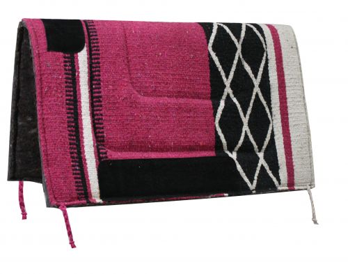 30" x 30" Diamond Design Acrylic Top Saddle Pad with Felt Bottom- 30 x 30 Diamond Design Acrylic Top Saddle Pad with Felt Bottom