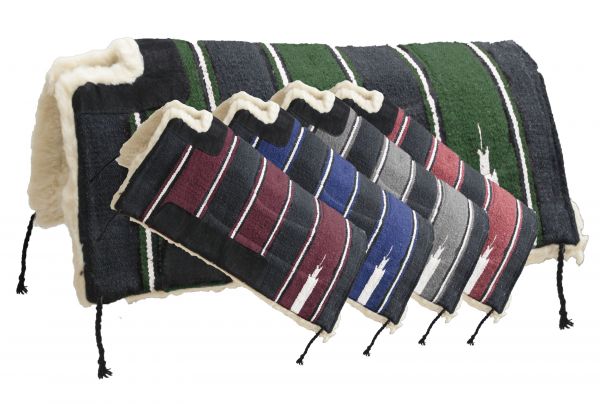 Economy style cutback Navajo pad with fleece bottom-Economy style cutback Navajo pad with fleece bottom