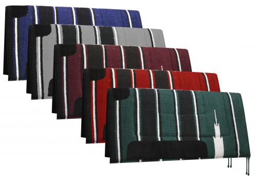 32x32 Navajo style sandwich pad with felt center, suede wear leathers- 32x32 Navajo style sandwich pad with felt center, suede wear leathers