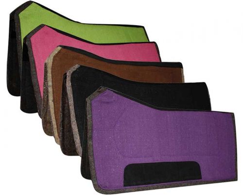 32" x 32" contoured pad with felt bottom and suede wear leathers- 32 x 32 contoured pad with felt bottom and suede wear leathers