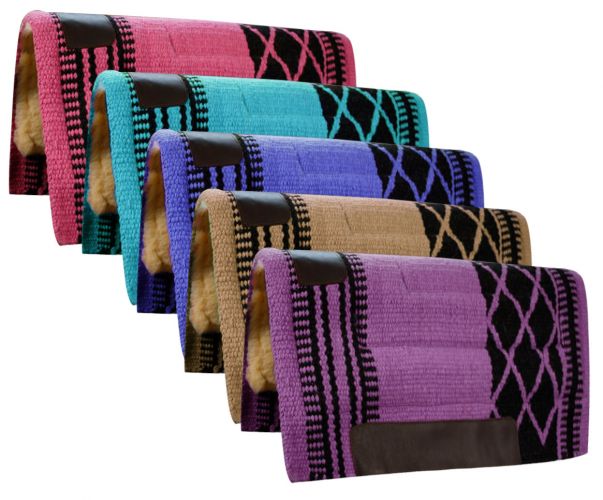 34" x 36" 100% New Zealand wool cutter style pad with diamond pattern-34 x 36 100% New Zealand wool cutter style pad with diamond pattern