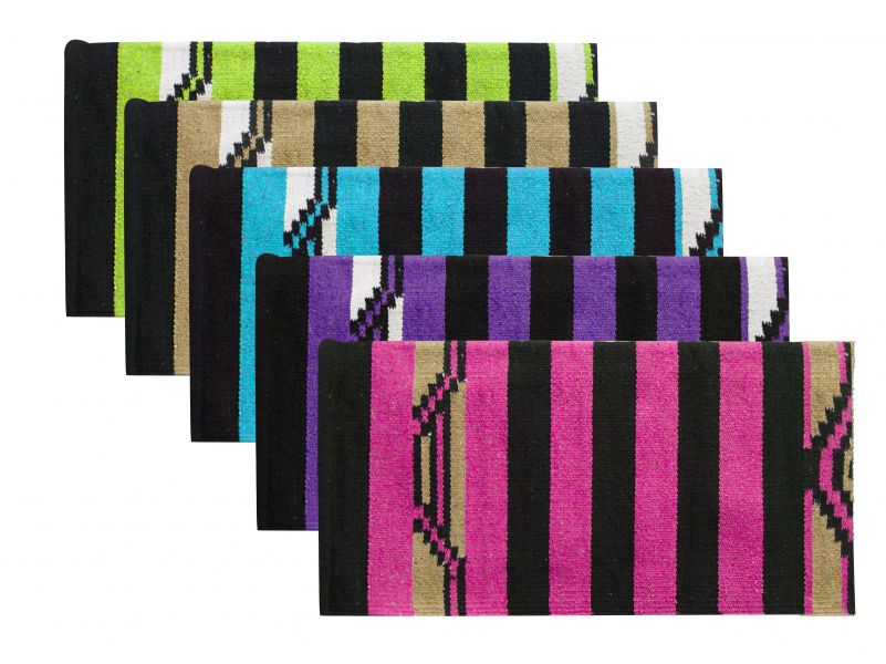 32" x 64" Arcylic top saddle blanket with Navajo design.-32 x 64 Arcylic top saddle blanket with Navajo design.