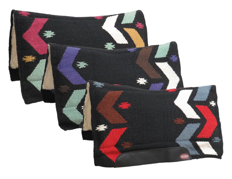 33" x 38" x 1" cutter style woven wool pad with herringbone pattern-33 x 38 x 1 cutter style woven wool pad with herringbone pattern