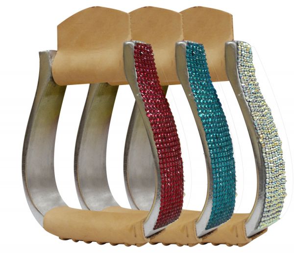 Crystal rhinestone stirrups- Crystal rhinestone stirrups