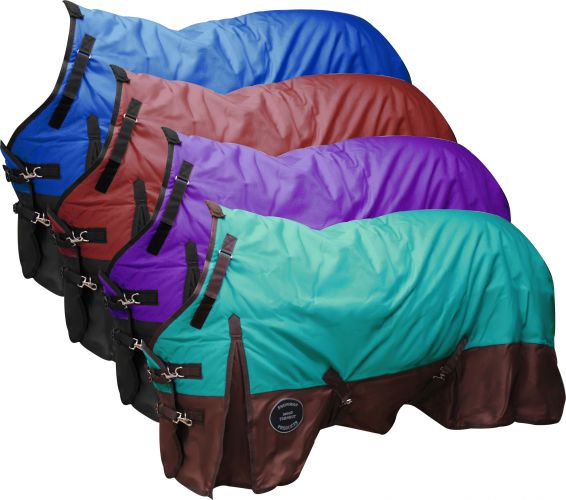 The Waterproof and Breathable Showman ® Perfect Fit 1200 Denier Turnout Blanket-The Waterproof and Breathable Showman ® Perfect Fit 1200 Denier Turnout Blanket