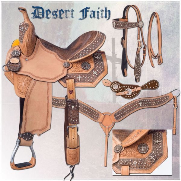 Desert Faith Barrel Saddle Package-Desert Faith Barrel Saddle Package