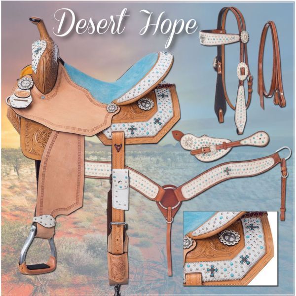 Desert Hope Barrel Saddle Package-Desert Hope Barrel Saddle Package