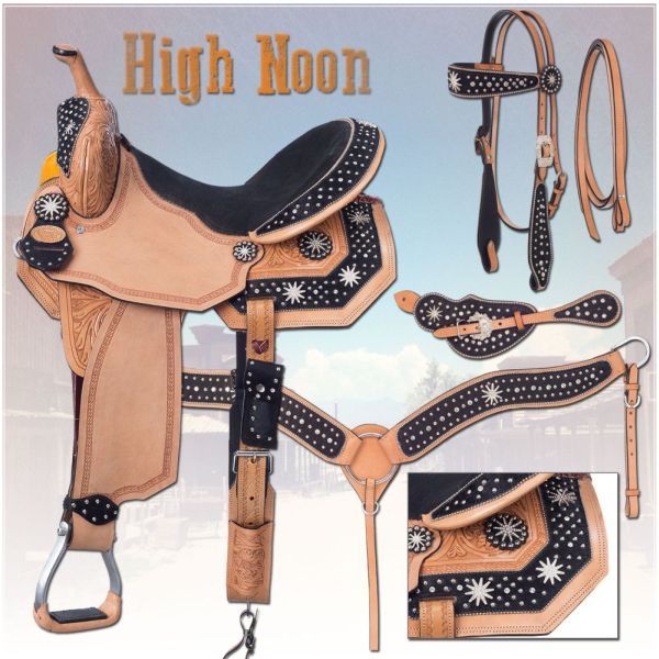 High Noon Barrel Saddle Package-High Noon Barrel Saddle Package