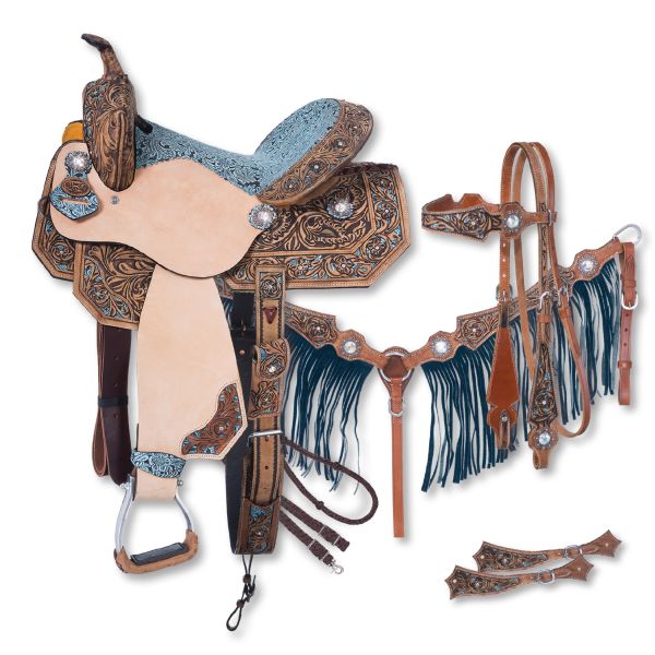 Silver Royal Skylar Collection 5 Piece Saddle Package- Silver Royal Skylar Collection 5 Piece Saddle Package