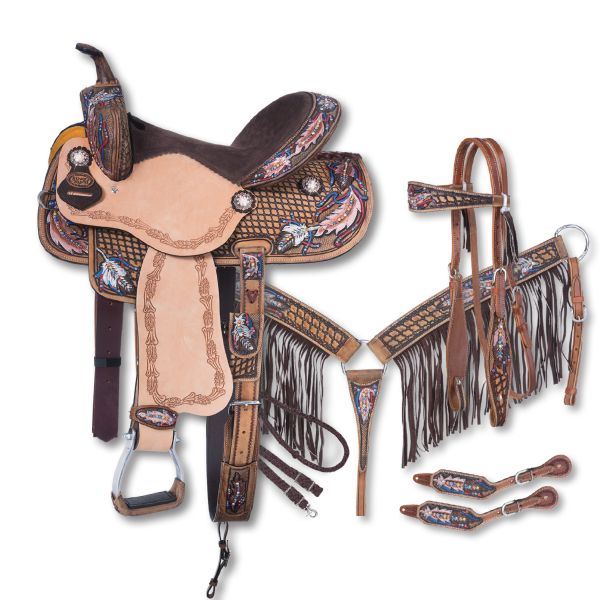 Silver Royal Naomi Collection 5 Piece Saddle Package-Silver Royal Naomi Collection 5 Piece Saddle Package