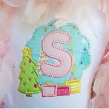 Christmas Tree Frame Alphabet-Christmas tree alphabet, Christmas tree applique,Christmas applique,Christmas alphabet