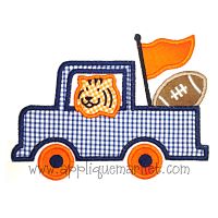 Tiger Driving Truck-Tiger, truck, football, auburn