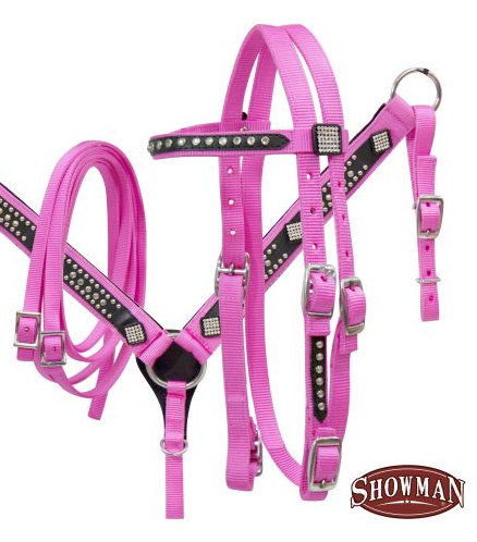 Pony size bling headstall and breast collar set.-Pony size bling headstall and breast collar set.