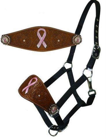 Painted Hope Ribbon Bronc Halter-Painted Hope Ribbon Bronc Halter