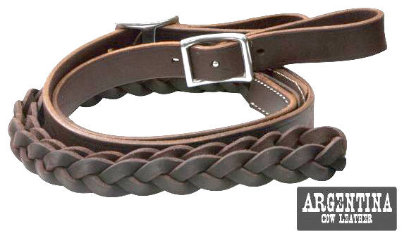 7 ft Argentina cow leather contest reins-7 ft Argentina cow leather contest reins