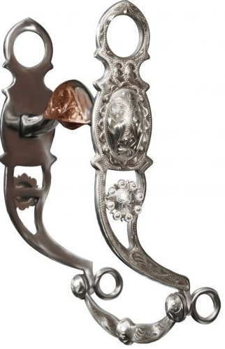 stainless steel silver spade show bit.-stainless steel silver spade show bit.