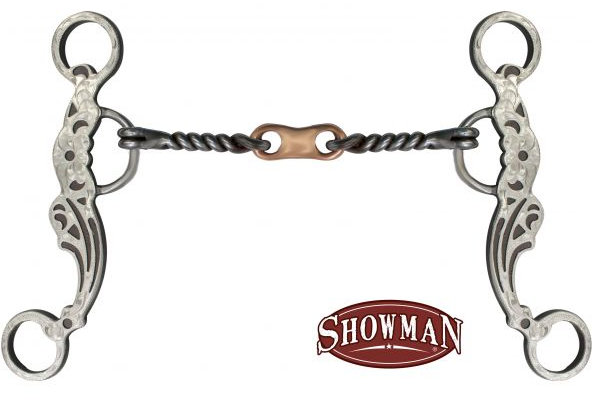 5" Twisted mouth with copper dogbone.-5 Twisted mouth with copper dogbone.