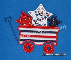 Star Wagon-4th of July, stars, wagons,